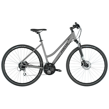 Bicicleta todocamino FOCUS CRATER LAKE 3.7 TRAPEZ Mujer Gris 2020 0